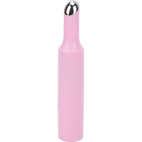 Mini appareil de massage des yeux anti-cernes, vibrant et pour atténuer les ridules (rose) (1/5)