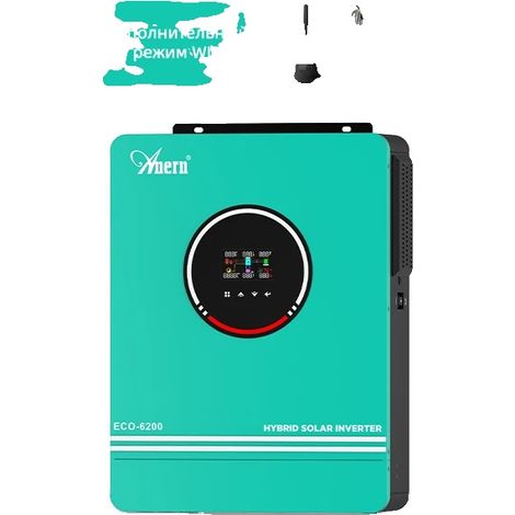 Onduleur Hybride, Onde Sinusoïdale Pure, Chargement Configurable, ECO 6200W 48V, 220-240V, AVEC WIFI (1/2)