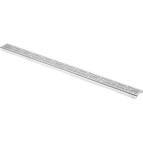 TECE TECEdrainline Grille design organic" 800 mm Acier inoxydable brossé, droit, 600861 (1/2)