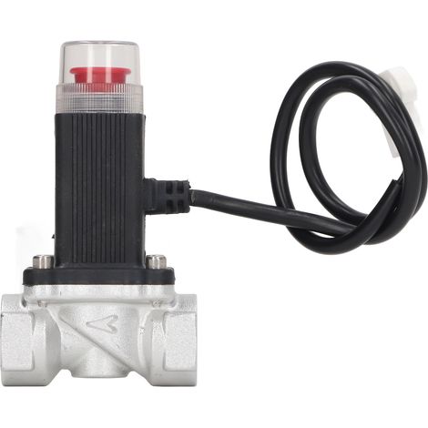Soupape de gaz avec capteur de fuite, vanne solénoïde coupure automatique, alarme, 90-240V AC, prise UE (1/5)