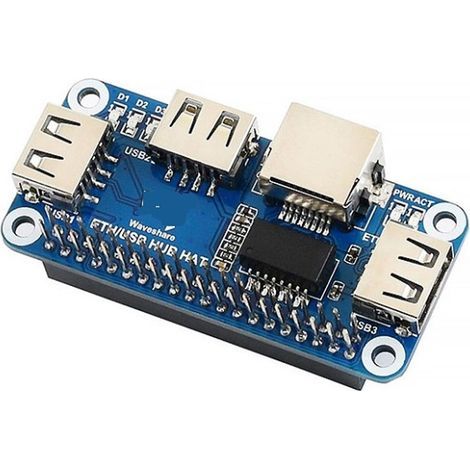 RJ45 USB-Erweiterungshub für Raspberry Pi 4 Modell B 3B+ Zero für W Wh 1.3 (1/4)