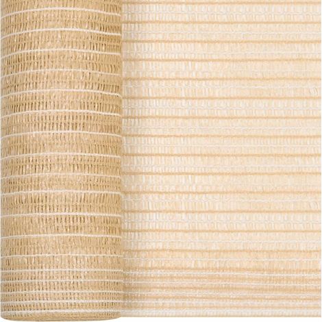 Maison Exclusive - Zaunblende Beige 1,5x25 m HDPE 195 g/m²