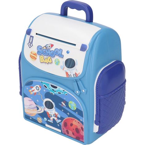 Tirelire scolaire : Tirelire électronique intelligente avec mot de passe, motif dessin animé d'astronaute. (1/5)