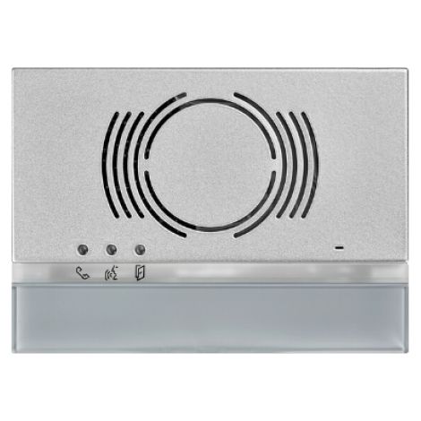Placa frontal urmet alpha para placa de calle audio gris - 1168/130g