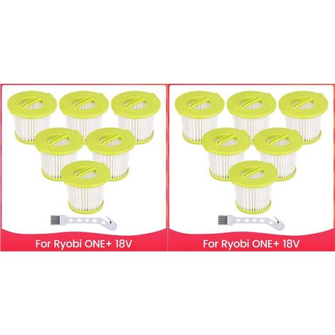 Paquete de 12 filtros de repuesto para aspiradoras de mano PCL700 ONE+ de 18 V (modelos PCL704, PCL705, piezas A32F05N y A32HF00). (1/3)