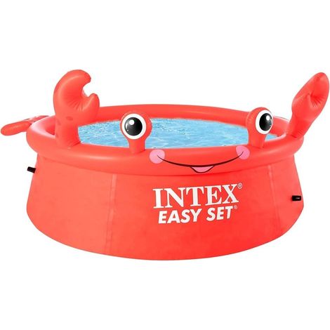 Piscina Gonfiabile Capacità Intex Crab Easy Set 880 lt 183 x 51 cm (1/5)