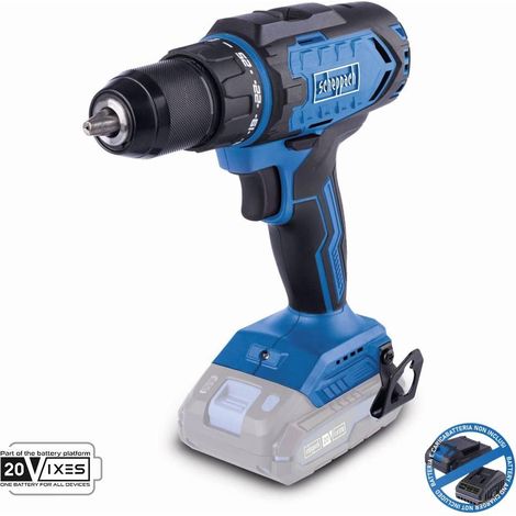 Taladro atornillador 20v sin bateria ixes scheppach c-dd45-x (1/5)