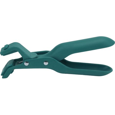 Pinces de maintien pour assiettes chaudes, multifonctions et portables, antidérapantes et anti-brûlures, pour la cuisine et le camping (vert). (1/5)