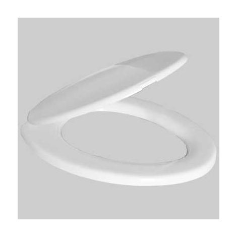 SEDILE TERMOPLASTICO UNIVERSALE LEGGERO Bianco coprivaso copriwater MADE IN ITALY