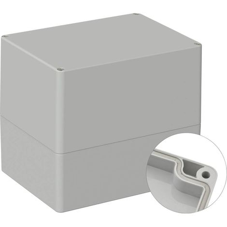 TRU COMPONENTS TC-9065712 Boîtier industriel 160 x 120 x 140 ABS gris clair (RAL 7035) 1 pc(s) (1/3)