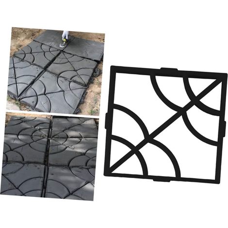 Moules à Pavés pour Jardin Plastique pour Créer des Chemins et Pavés Béton Réutilisables (1/5)