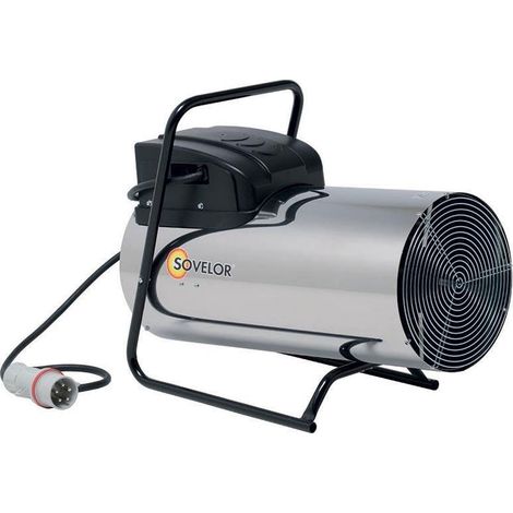 Sovelor - Chauffage air pulsé inox mobiles électriques gainables 22 KW 3050 m3/h 380V - D22I