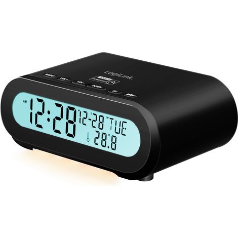 Radiowecker temperaturluftfeuchtigkeit usb cbatteriebetrieb schwarz (1/5)
