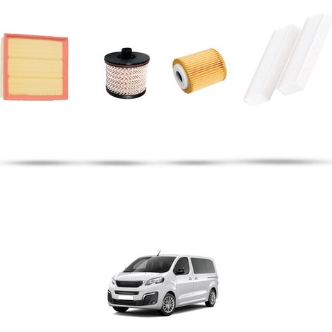 Kit tagliando 4 filtri compatibile con Peugeot Traveller 1.5 BlueHDI 88kw Dal 2018 (1/5)