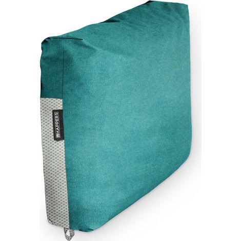 Coussin palette en simili cuir d’extérieur Patagonia Turquoise Dossier d’Angle 65x45x25 Patagonia Turquoise
