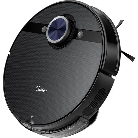Midea S8+. Tipo di contenitore della polvere: Senza sacchetto, Colore del prodotto: Nero, Forma: Rotondo. Capacità polvere (totale): 0,4 L, Capacità tanica acqua: 0,2 L, Tipo... - MIDEA S8PIU - S8PIU (1/5)