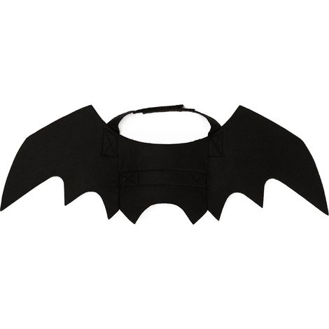 Halloween-Dekoration für Haustiere: Schwarze Fledermausflügel für Hunde oder Katzen. Niedliche Kostüme für Haustiere, Cosplay und Kostümpartys. (1/5)