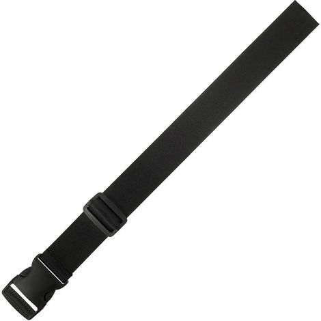 Elastische Gürteltaschen-Verlängerung, 50 cm Verlängerungsschlaufe – 59,00 x 6,00 x 1,00 cm – Schwarz (1/2)