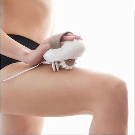 Apparecchio per massaggi, dispositivo di modellamento del corpo 3D, massaggiatore elettrico anticellulite con 2 testine, 9W (1/4)