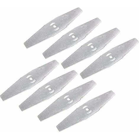 Coupe Bordure Lame De Rechange. 16Pcs Lames Métal Coupe Bordure. Lame Tondeuse à Gazon Universelle. pour Coupe Bordure sans Fil Garniture De Jardin.Metal Blade