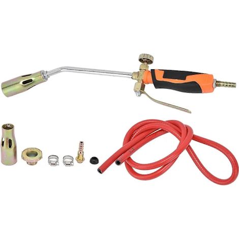 Brûleur à gaz liquide avec double interrupteur, chalumeau de soudage, désherbeur thermique pour usage domestique et extérieur (1/3)