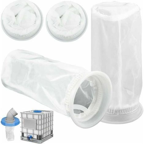 Lot de 4 Filtre IBC en Nylon pour réservoir d'eau de Pluie IBC 1000 litres, Filtre en Nylon Raccord de Couvercle de réservoir IBC pour réservoir d'eau de Pluie IBC (1/5)