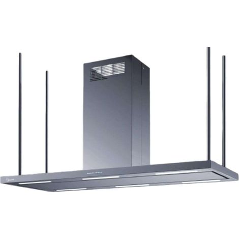 CAPPA ELEA CENTRALE cm146x60 camino centrale - Inox - 800 m3/h