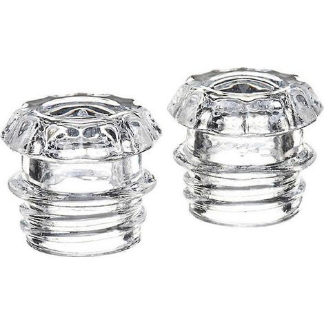 2 pièces percolator verre top remplacement percolator café pot top remplacement verre knob top café pot filters top (1/5)