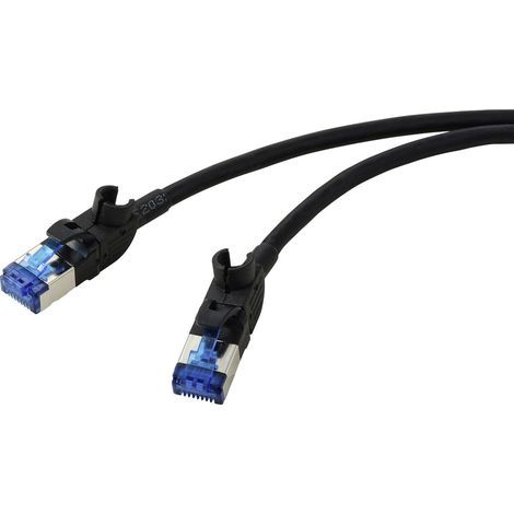 Renkforce RF-7116940 adaptateur RJ45 Câble réseau, câble patch CAT 6a 2.00 m gris (RAL 7035) 1 pc(s) (1/4)