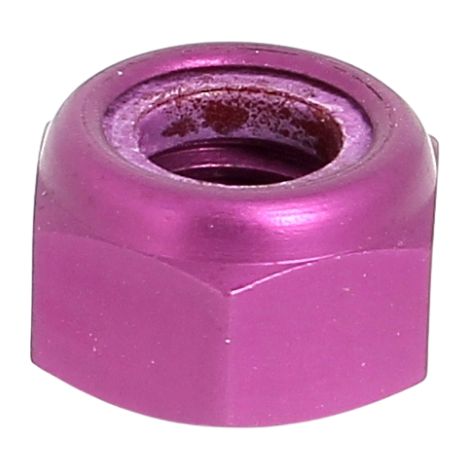 Blister de 5 Écrous Nylstop M8 Dural 2030 OA Violet DIN 985