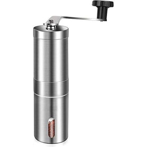Moulin à café manuel réglable, compatible avec le café filtre, l'expresso, la cafetière à piston et le moulin à café à piston. (1/4)
