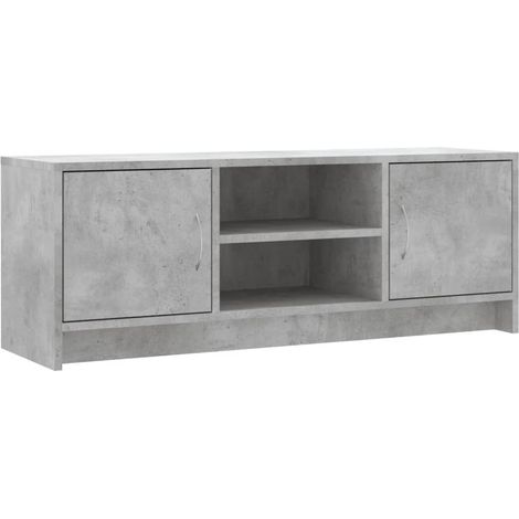 Maison Exclusive - TV-Schrank Betongrau 102x30x37,5 cm Holzwerkst