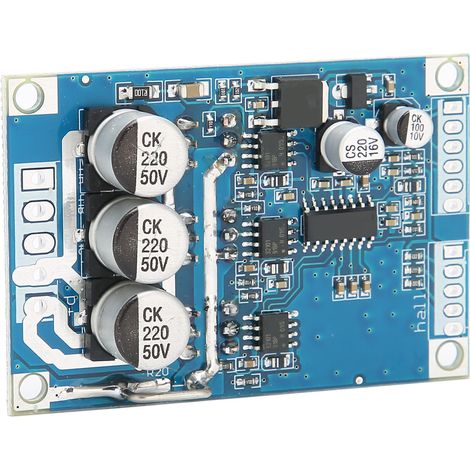 Carte de commande de moteur sans balais BLDC équilibrée avec capteur Hall et accessoires électriques DC12V-36V (1/5)