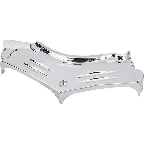 Base de cylindre chromée compatible avec les modèles Touring Dyna Road de 1999 à 2006. (1/5)