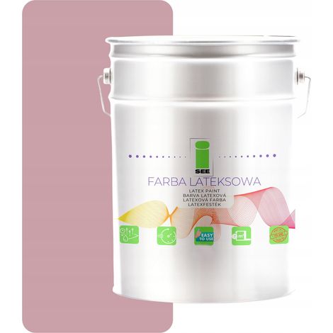 Helltürkisch-rosa Latex-Wandfarbe 5L Polen (1/5)