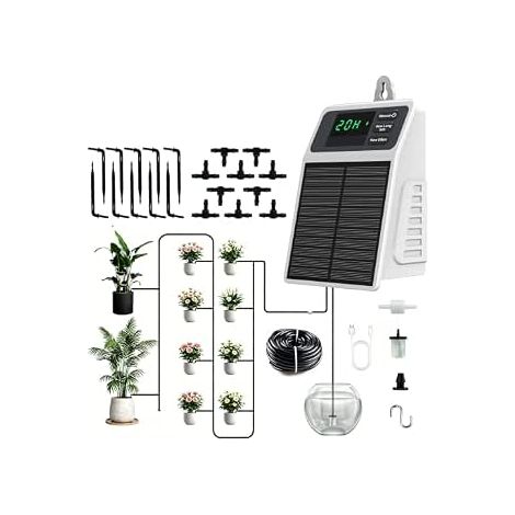 Solar Drip Watering System with 10m Garden Hose (1/5)