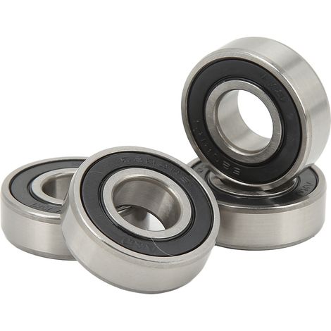 4 roulements de roue 6202-RS en acier chromé de rechange pour mini-moto Coleman Powersports CT200U CT200U-EX Trail 200 (1/5)