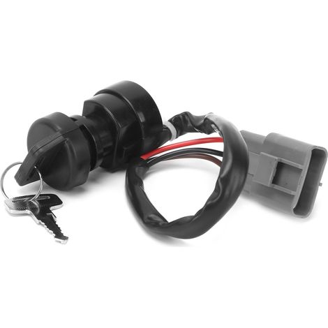 Interruptor de encendido de 3 cables con 2 llaves para quad YAMAHA YFM400 BIG BEAR 400 2009-2012