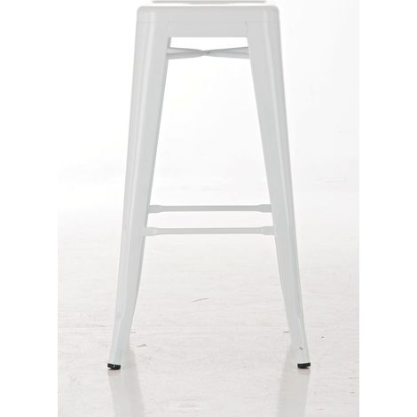 Lot de 2 tabourets de bar Joshua Blanc (1/10)