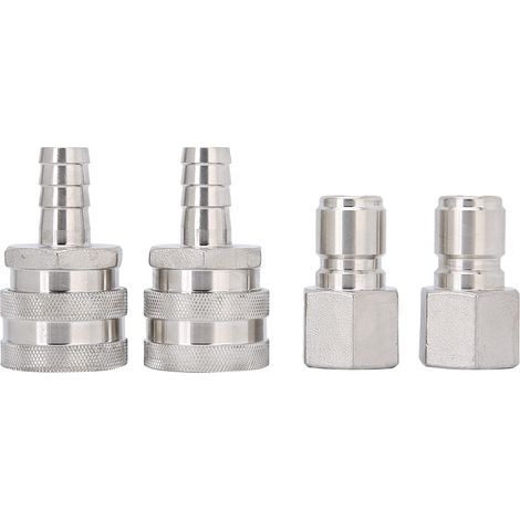Raccord rapide fileté G1/2 pouce en acier inoxydable, adaptateur de fût à bière, connecteur pour brasserie maison