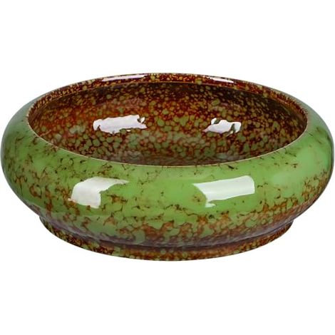 Pot à Bonsai Céramique Drainage Récipient Succulent Profond pour Plantes Grasses Bureau Décoration Compacte (1/5)
