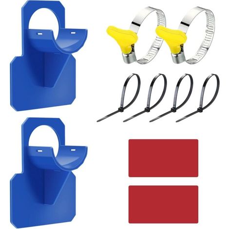 Set mit 2 Poolschlauchhalterungen, geeignet für Poolschlauchpumpen, geeignet für Schläuche mit einem Durchmesser von 30-37 mm (1/4)