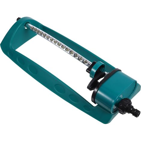15-Loch Automatischer Rotations-Sprinkler, geeignet für Rasen- und Gartenbewässerung, stabiler Standfuß, bewegungsaktiviert, ideal für die Rasenbewässerung und Staubkontrolle.