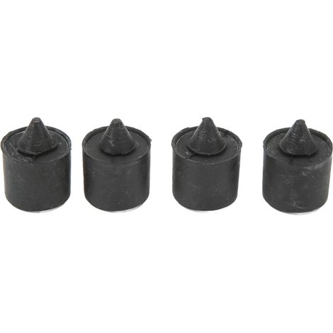 Kit di 4 pezzi per paraurti esterno in gomma per montante portiera, spessore 16,5 mm, per Lincoln Mark LT 2006-2008.