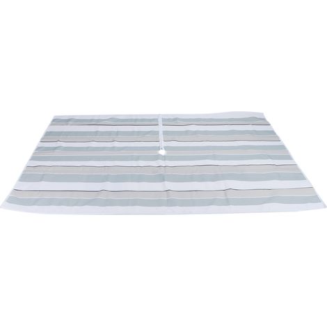 Nappe imperméable avec trou pour parapluie et fermeture éclair, toile Oxford 600D, couverture de table extérieure 150x213cm