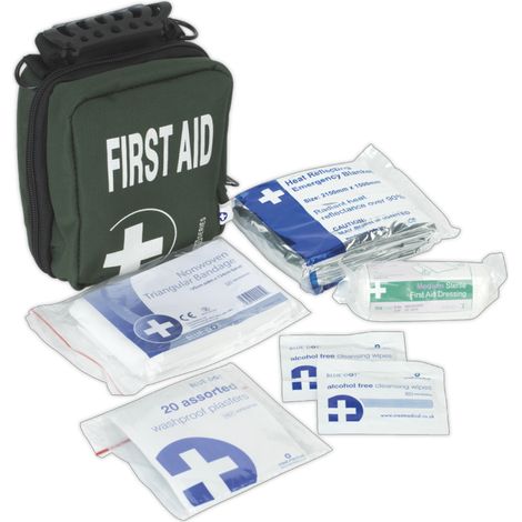 Sealey Medium First Aid Kit for Cars, Taxis & Small Vans - BS 8599-2 Compliant SFA02 (1/3)