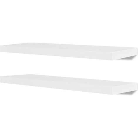 Maison Exclusive - Wandregale 4 Stk. Weiß 80 cm