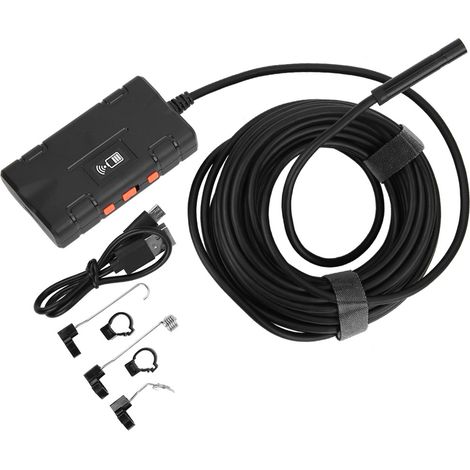 Endoscope industriel WiFi haute définition 1080P, objectif F270 de 8 mm de diamètre, 8 lumières, portée de 10 mètres. (1/5)