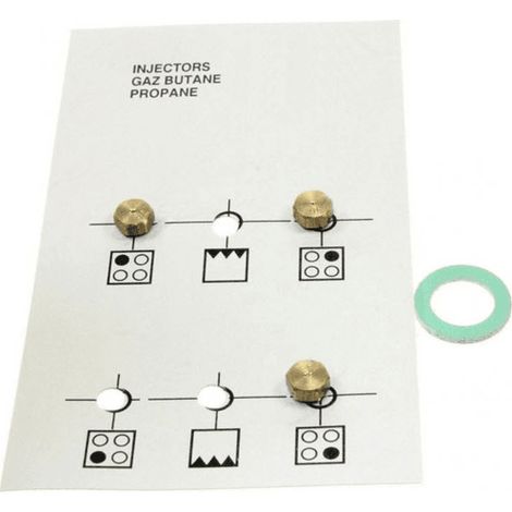 Sachet Injecteurs Gaz Butane 4431900083 Pour CUISINIERE (1/2)