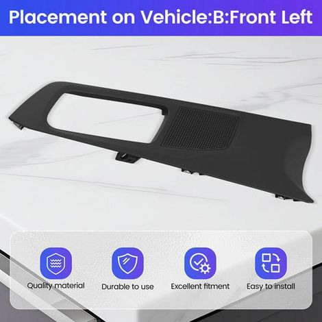 Reference 98011479ZD is applicable to the inner panel of the front left door of the Peugeot 308, New 308, T9, New 408 and T93. (1/5)
